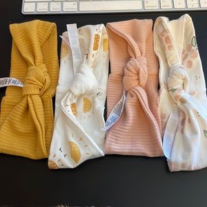 FIRSTS by petit lem baby headbands 12-24m